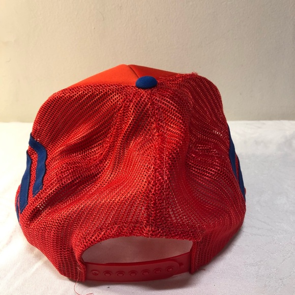 Vintage 3 stipe Trucker snapback hat cap Vancouver Script - Picture 4 of 14